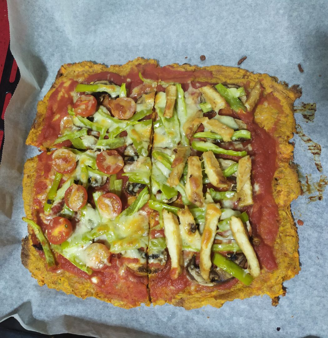 Pizza de base de Boniato Pizza de base de Boniato