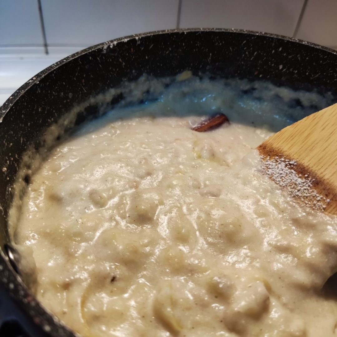 Gachas de Manzana y Avena Paso 2