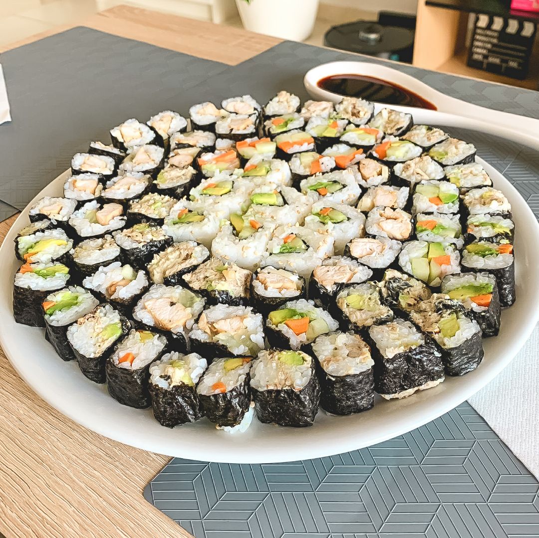 Sushi (sin pescado crudo)