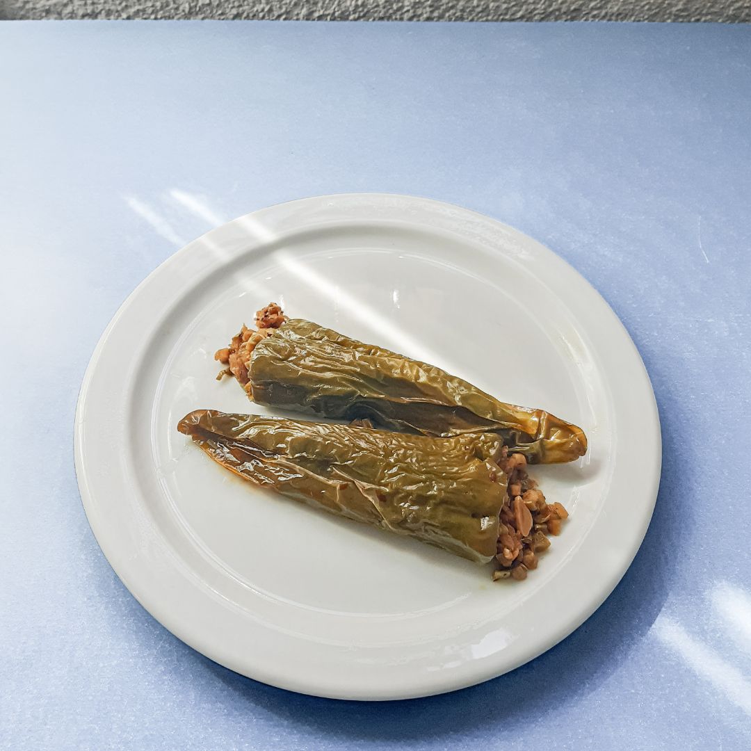 Pimientos rellenos veganos Pimientos rellenos veganos