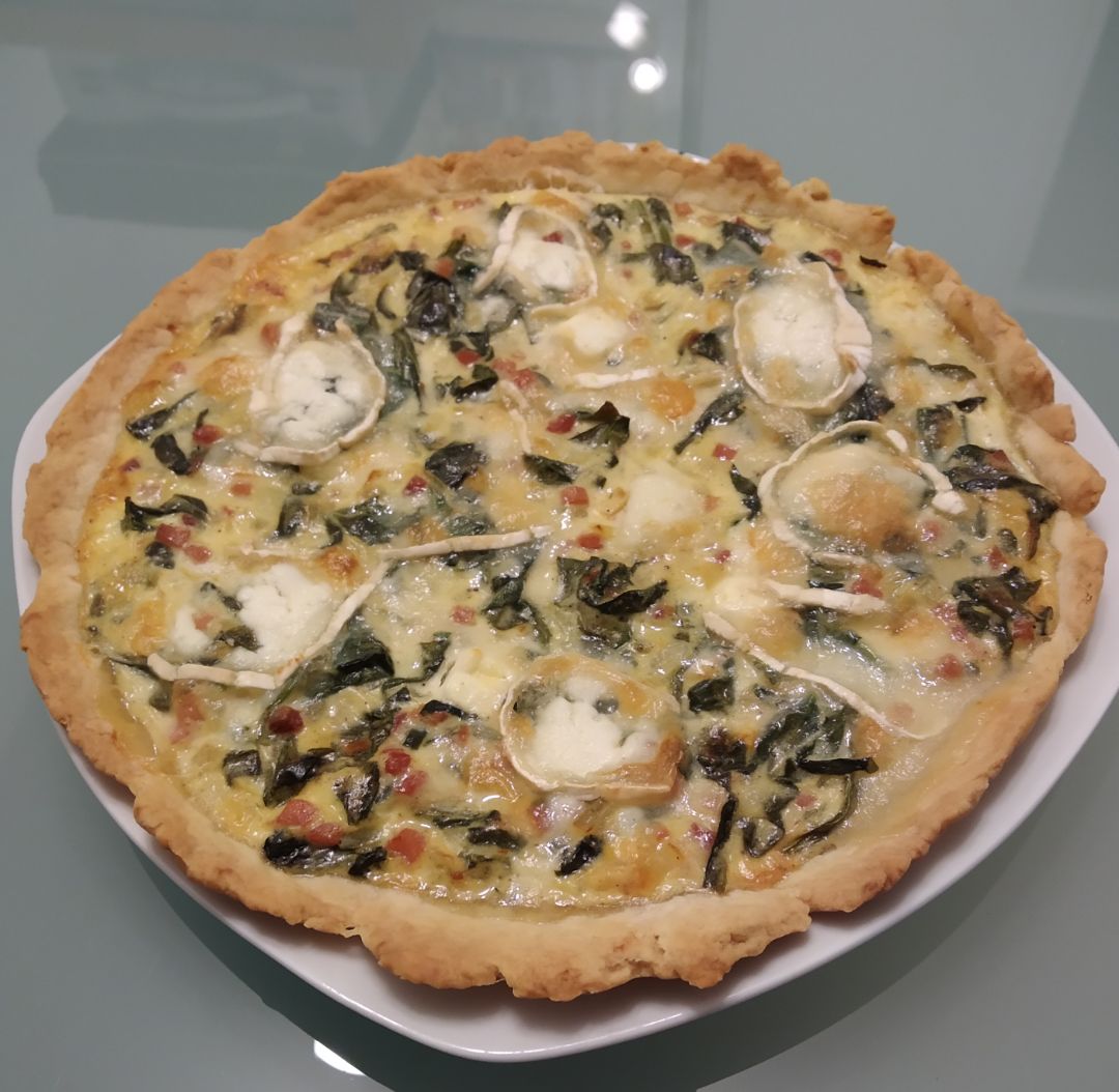 Quiche de espinacas y queso de cabra 🍽️ Quiche de espinacas y queso de cabra 🍽️