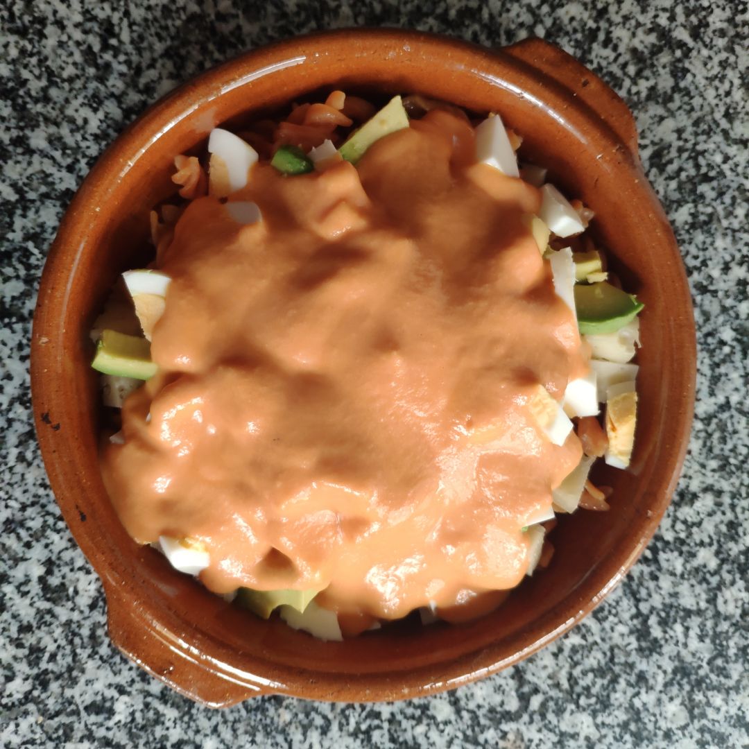 Espirales de lentejas con salmorejo Paso 3 Espirales de lentejas con salmorejo Paso 3