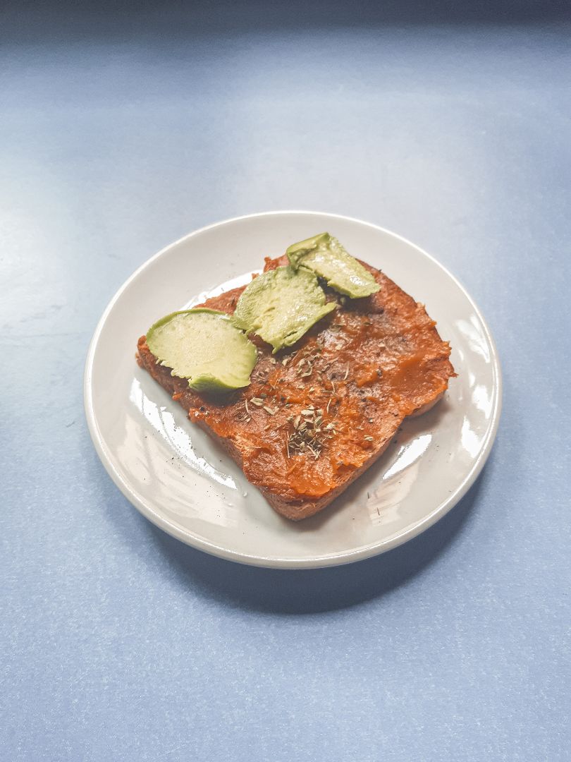 Tostada vegana de batata: dulce o salada