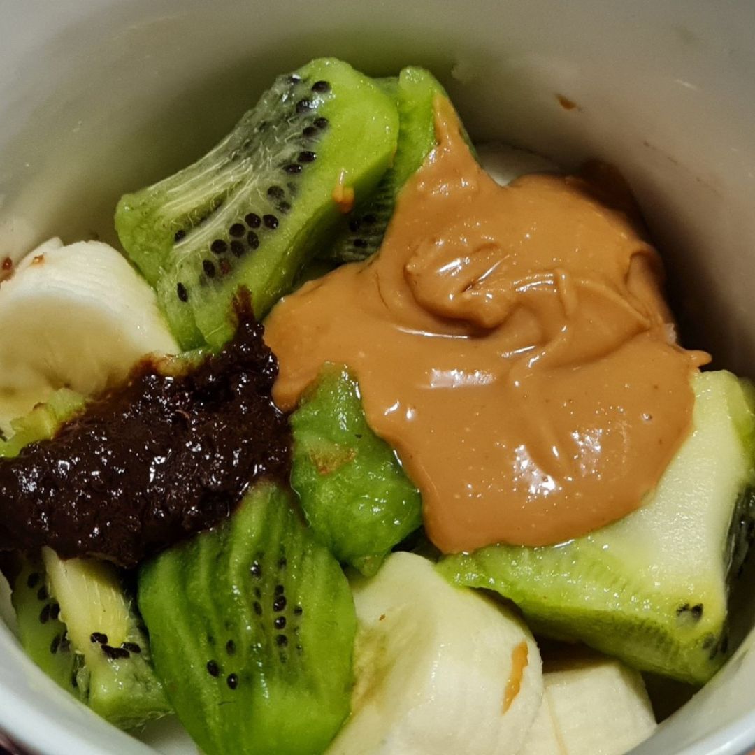 Snack de kiwi y plátano Snack de kiwi y plátano