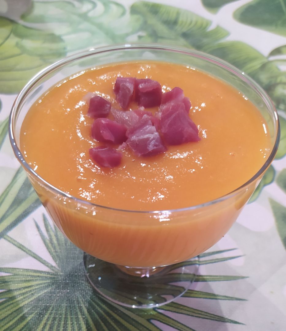 Crema templada de zanahoria Crema templada de zanahoria