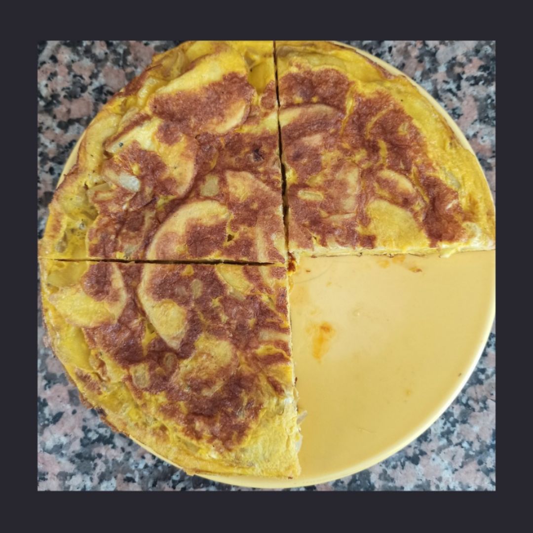 Tortilla de patatas crujiente Tortilla de patatas crujiente