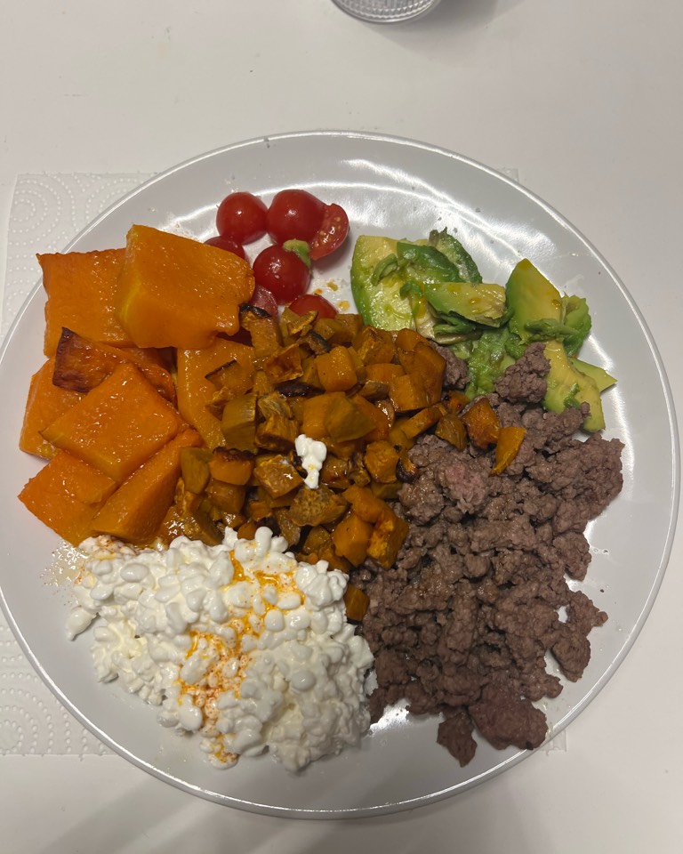 Bowl de carne picada y batata Bowl de carne picada y batata