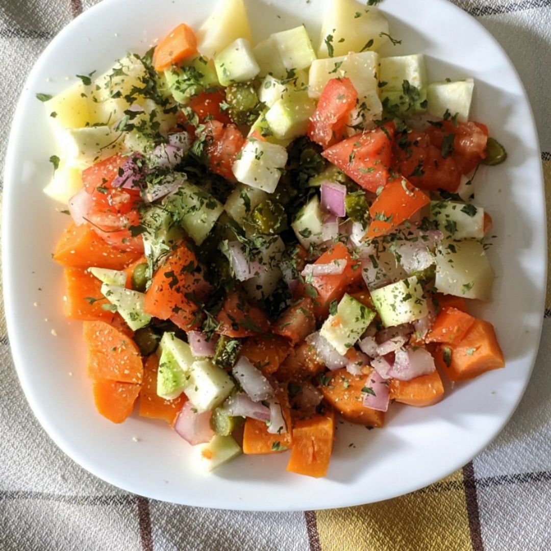 Ensalada de patata y boniato 🥔 Ensalada de patata y boniato 🥔