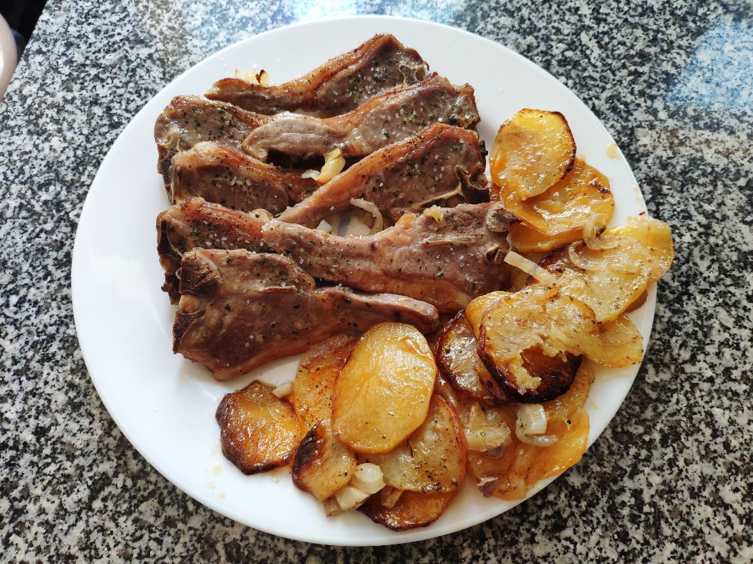 Chuletas de cordero al hornoStep 0