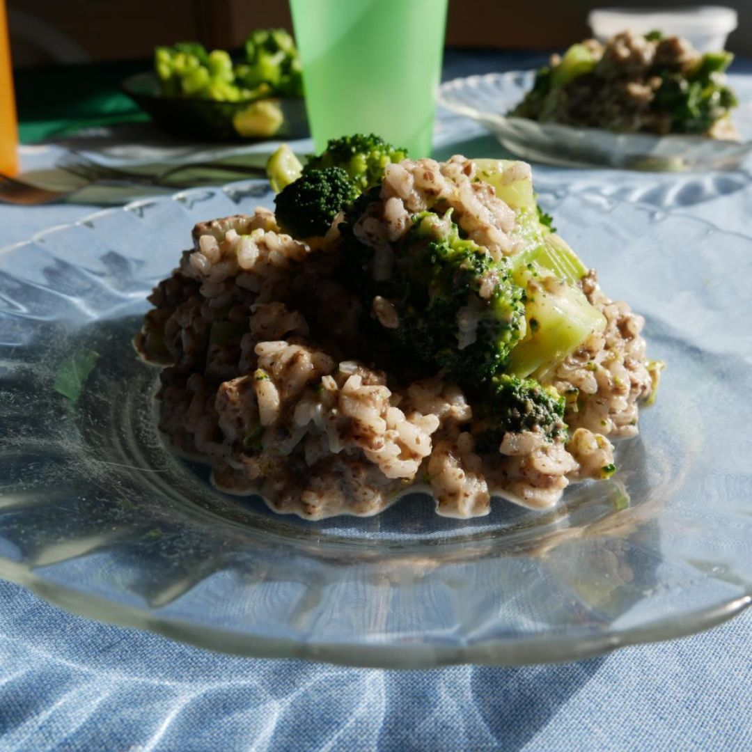 Arroz con brócoli Arroz con brócoli