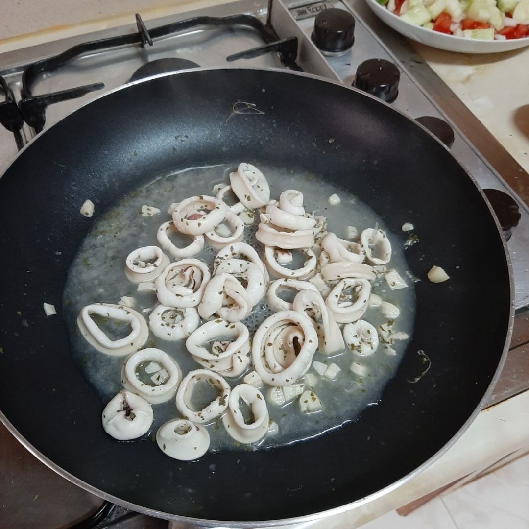 Calamares a la vinagreta Paso 2 Calamares a la vinagreta Paso 2