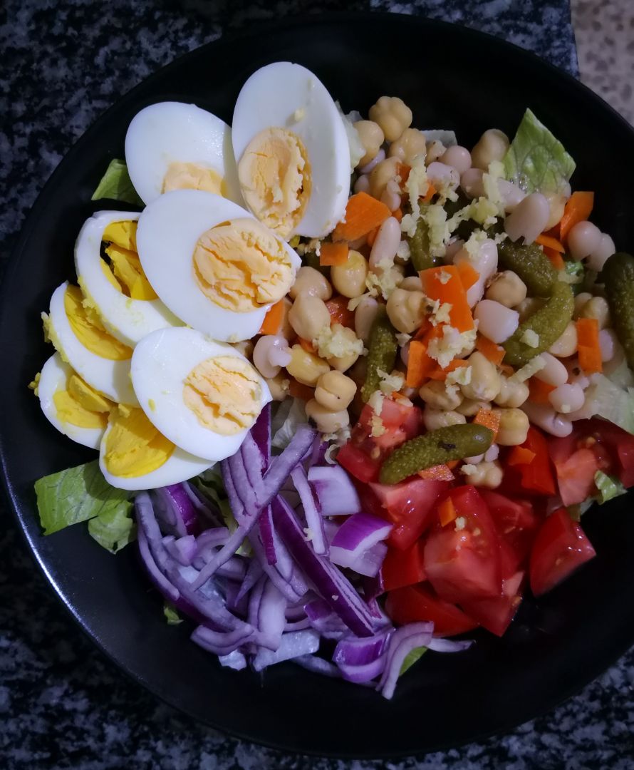 ☀️ENSALADA DE GARBANZOS y ALUBIAS☀️