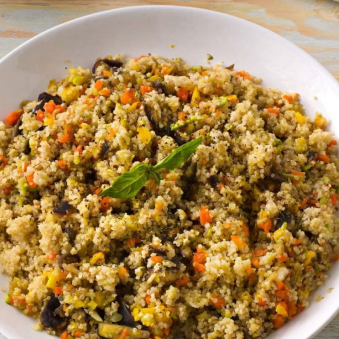 Quinoa con verduras Quinoa con verduras