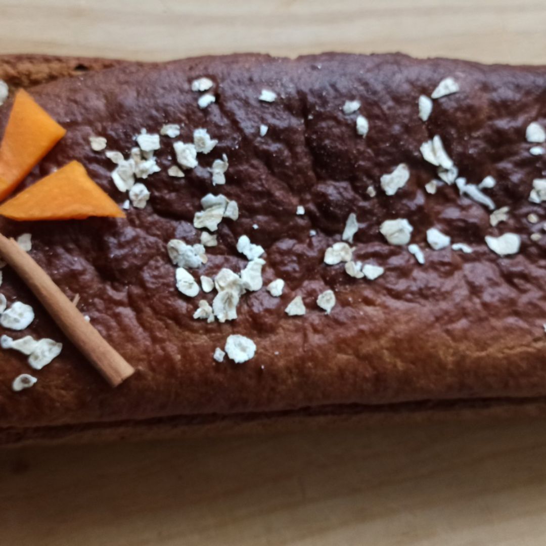 Bizcocho de calabaza 100% integral sin lactosa ni azúcar Bizcocho de calabaza 100% integral sin lactosa ni azúcar