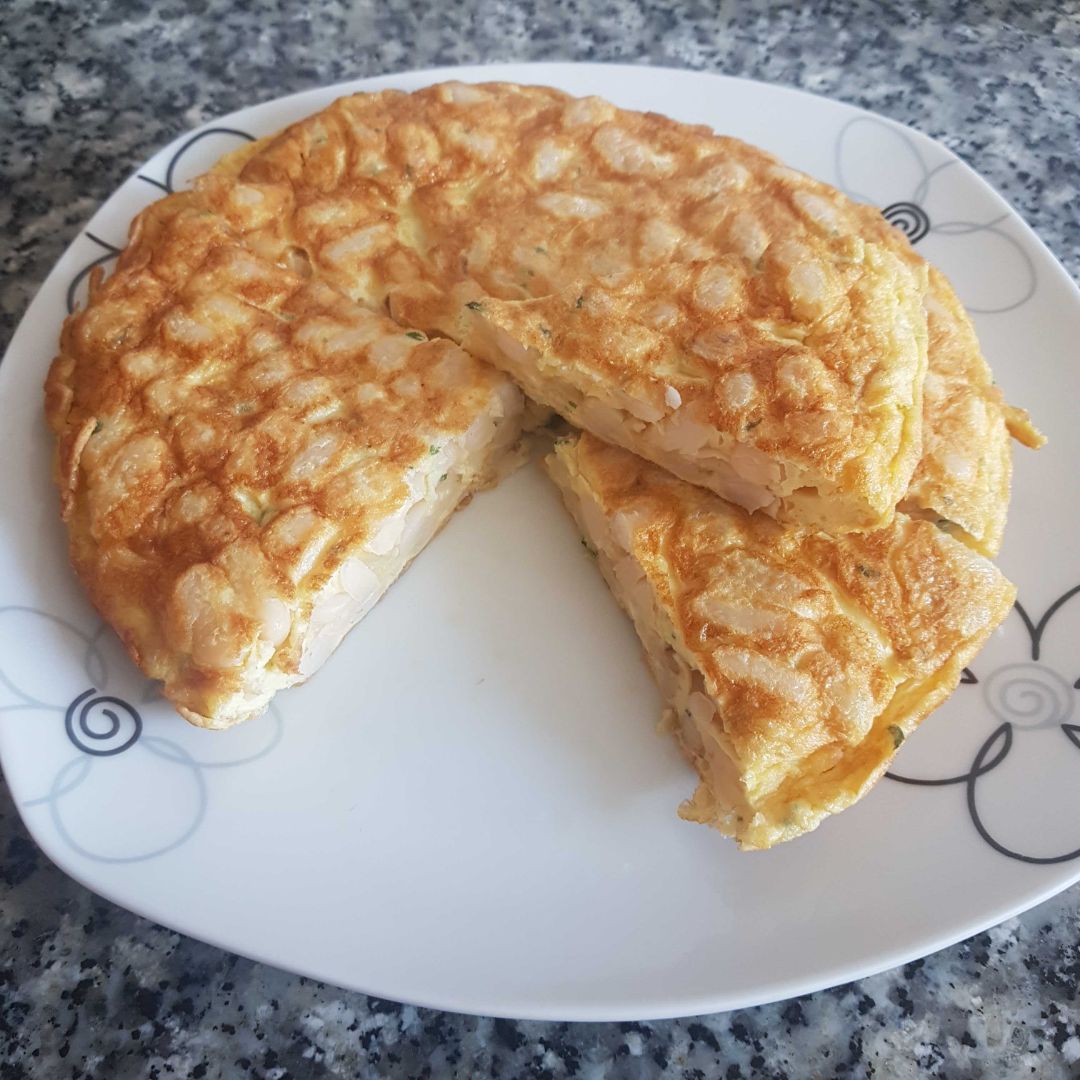 Tortilla de alubias blancas Tortilla de alubias blancas