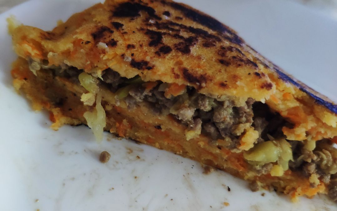 Arepa de zanahoria