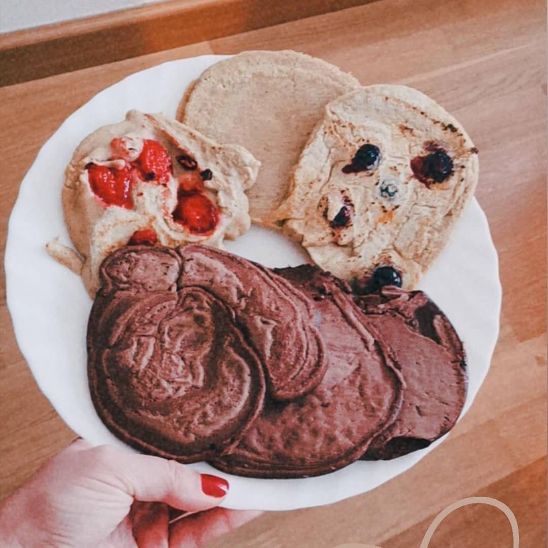 Tortitas de plátano y avena Tortitas de plátano y avena