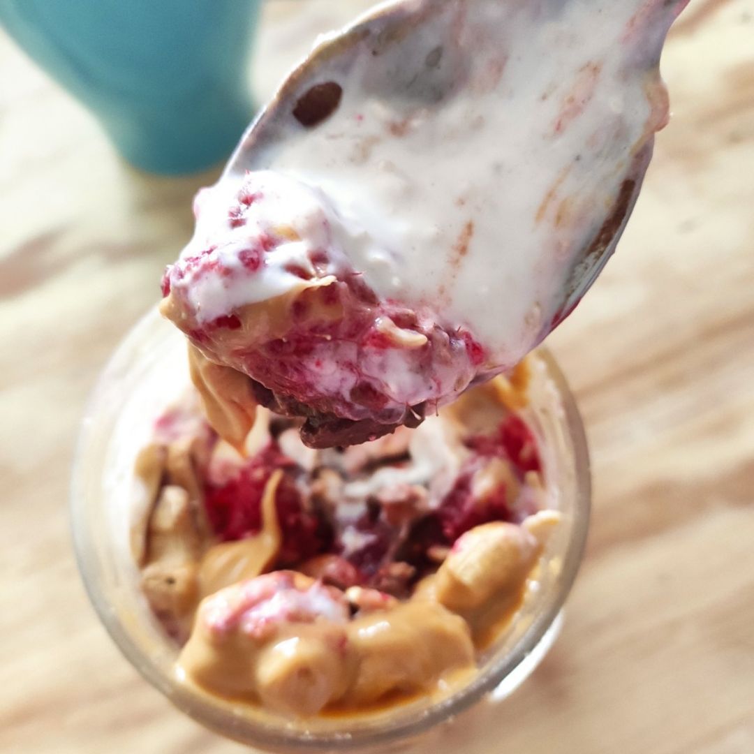 Overnight oats con crema de cacao Realfooding Overnight oats con crema de cacao Realfooding