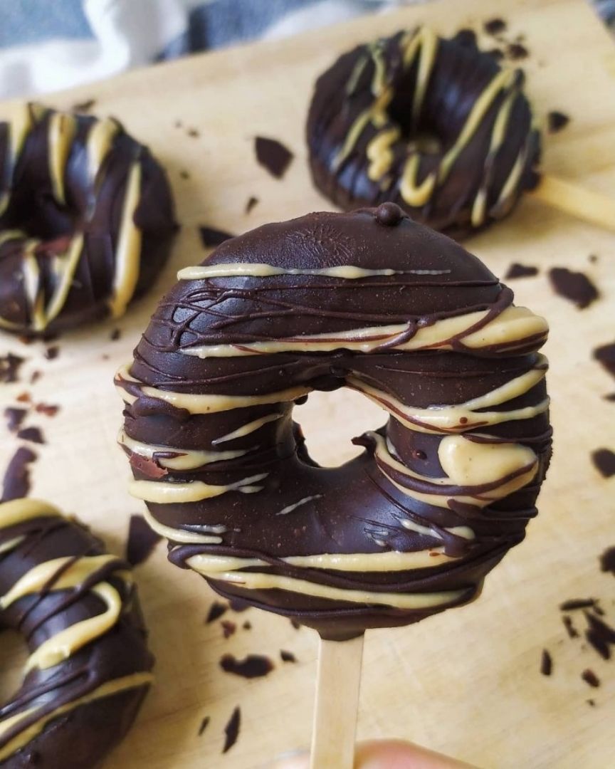 Donuts de carrot cake veganos🥕🍩