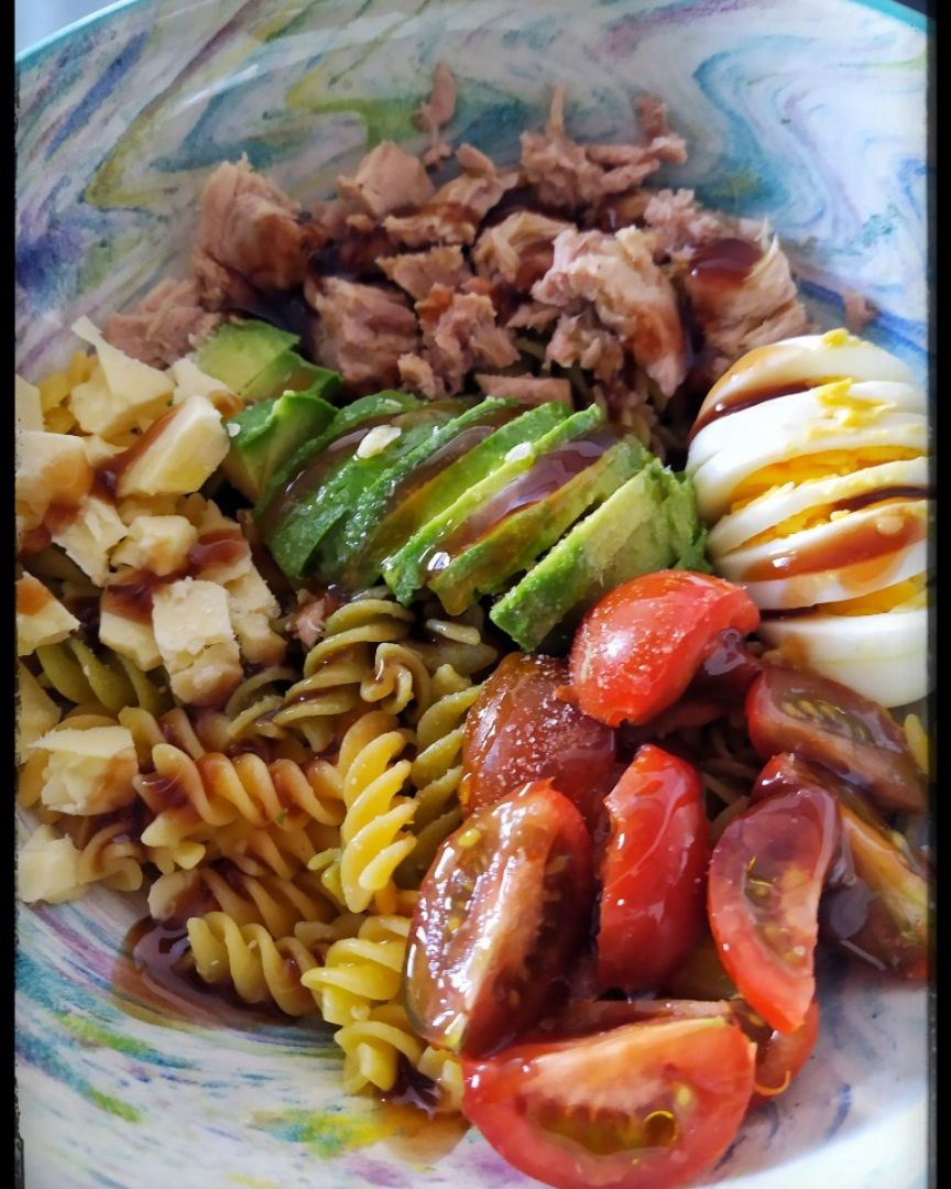 Poke de pasta sin gluten Poke de pasta sin gluten