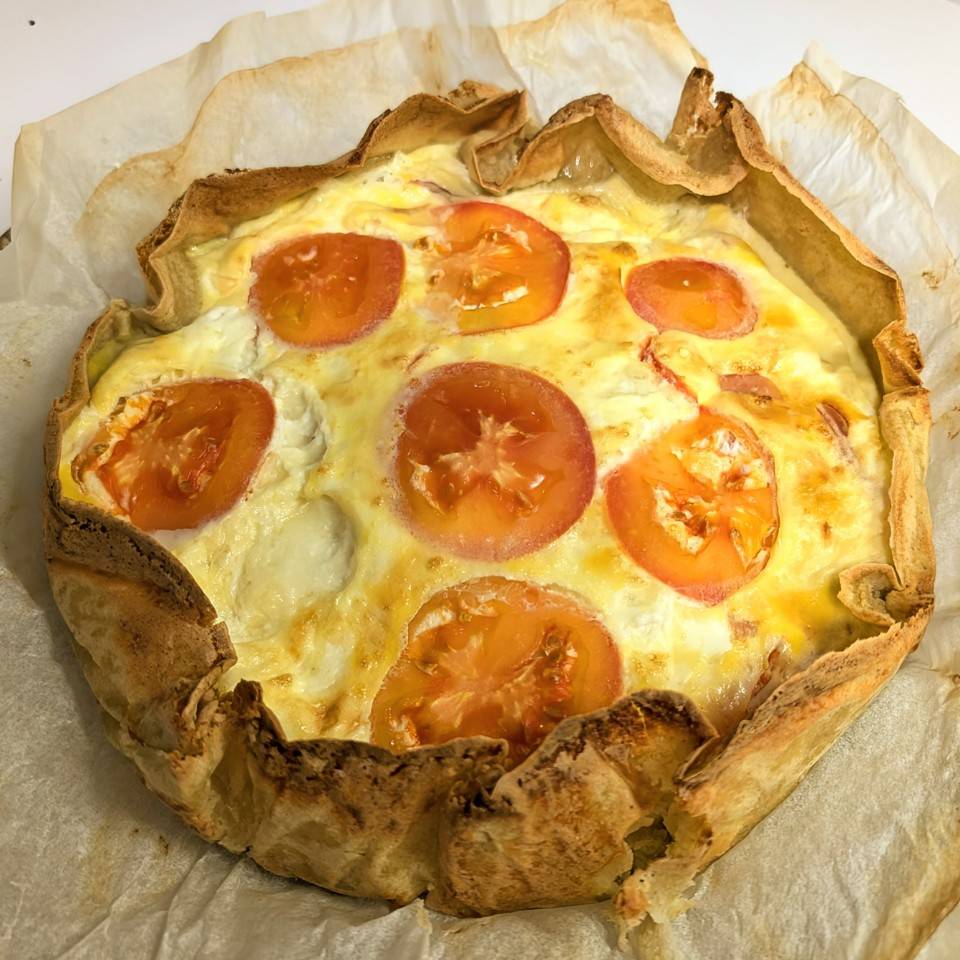 Quiche de quinoa
