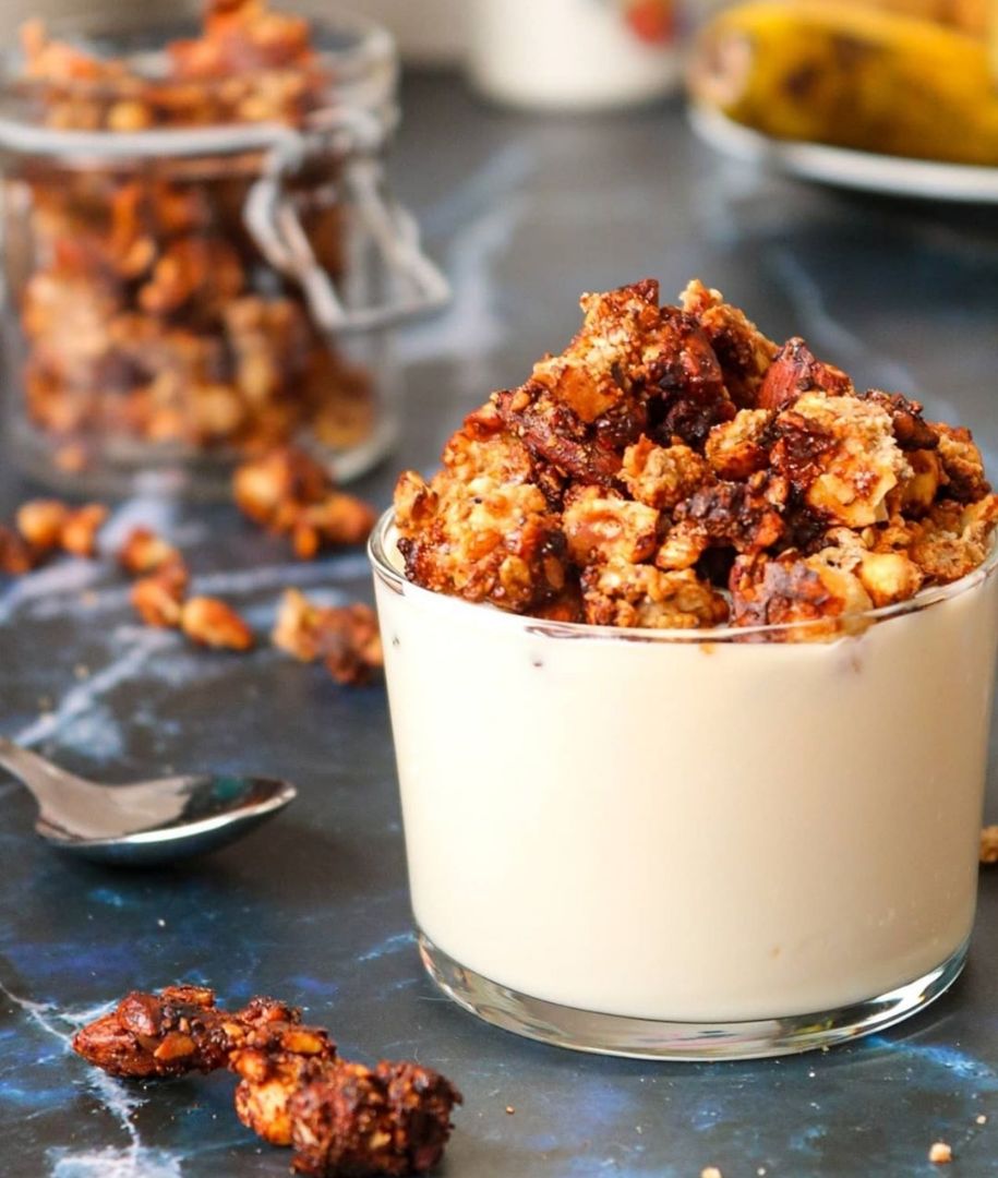 Granola crujiente de frutos Granola crujiente de frutos