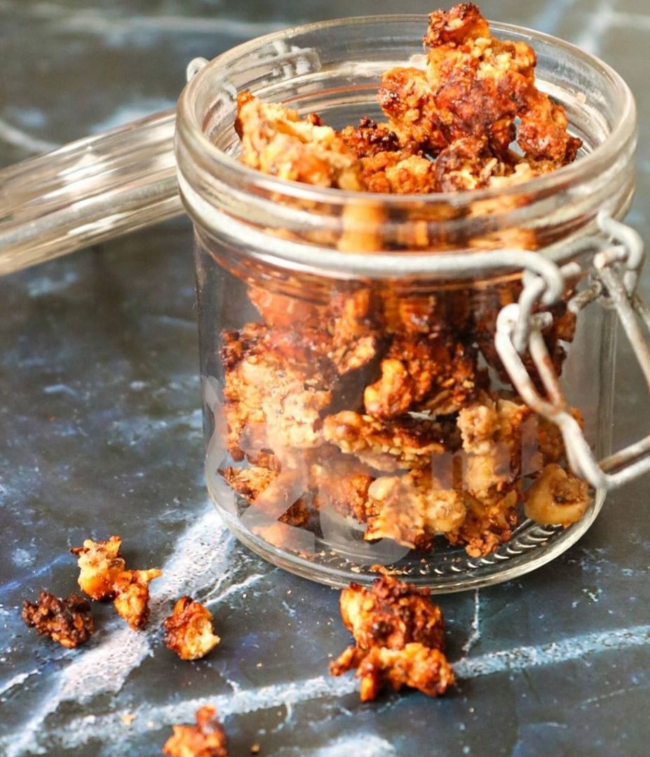 Granola crujiente de frutos Paso 4 Granola crujiente de frutos Paso 4