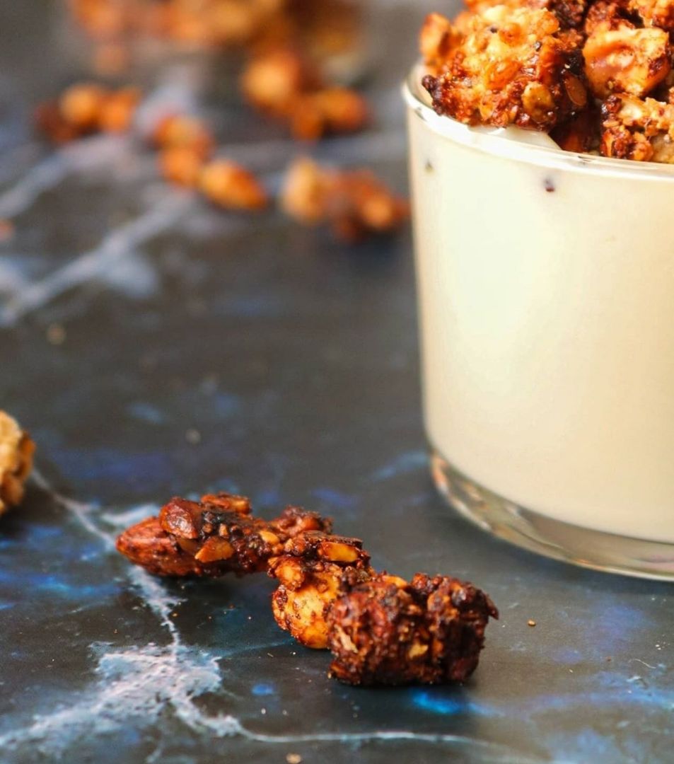 Granola crujiente de frutos Paso 5 Granola crujiente de frutos Paso 5