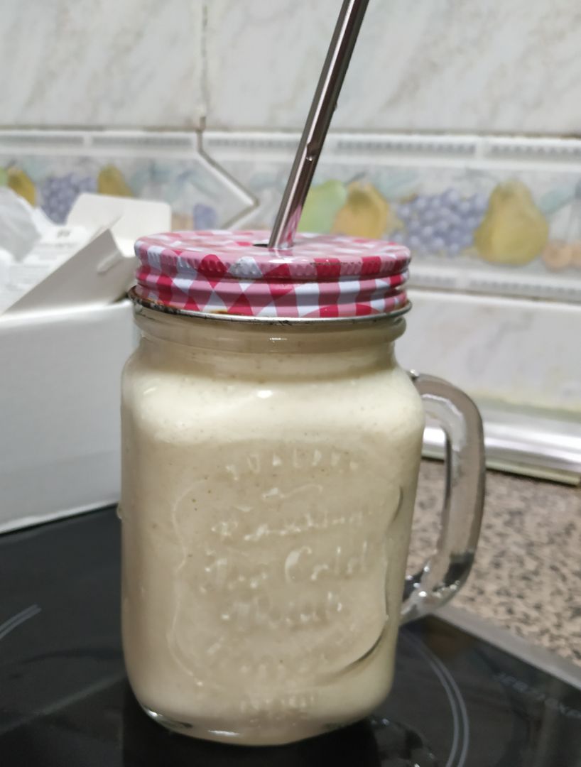 Batido piña y mango con avena Batido piña y mango con avena