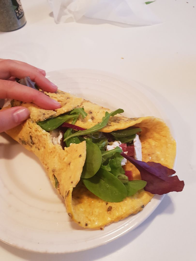 Wrap de tortilla caprese Wrap de tortilla caprese