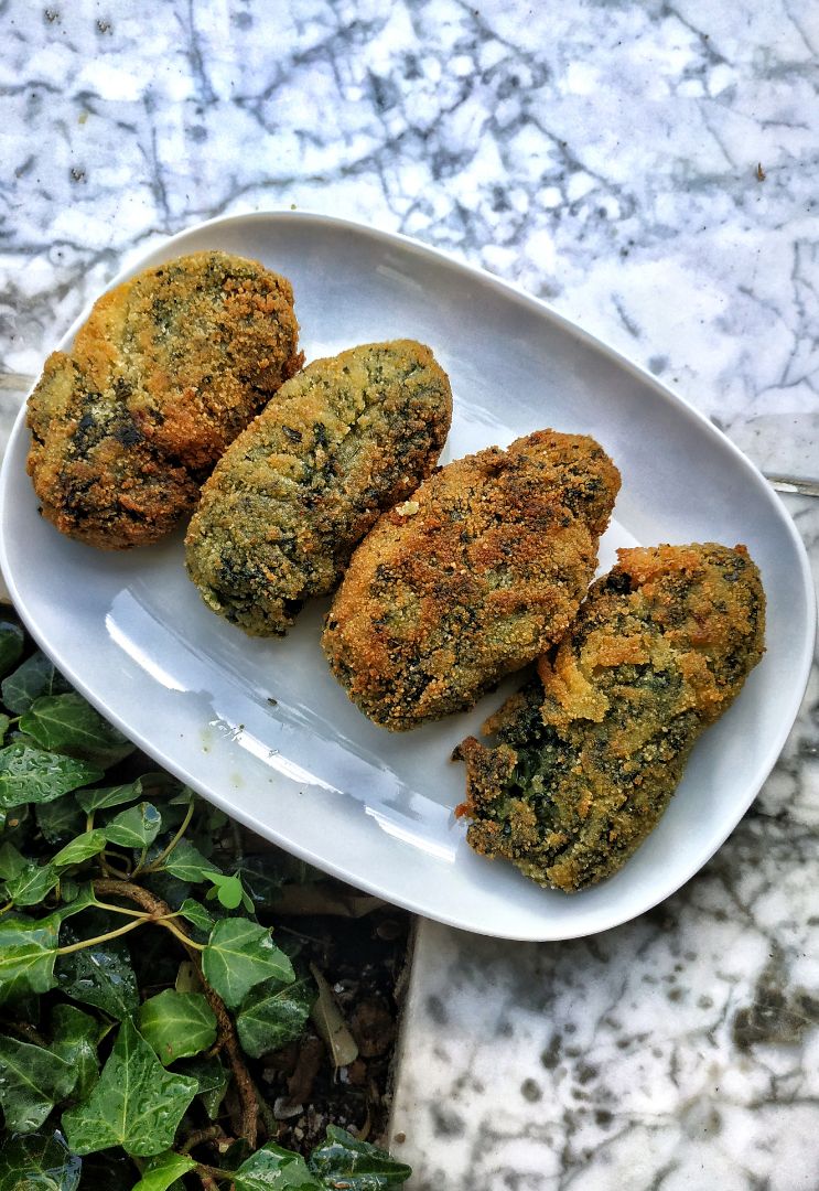 Croquetas de espinacas 🍃