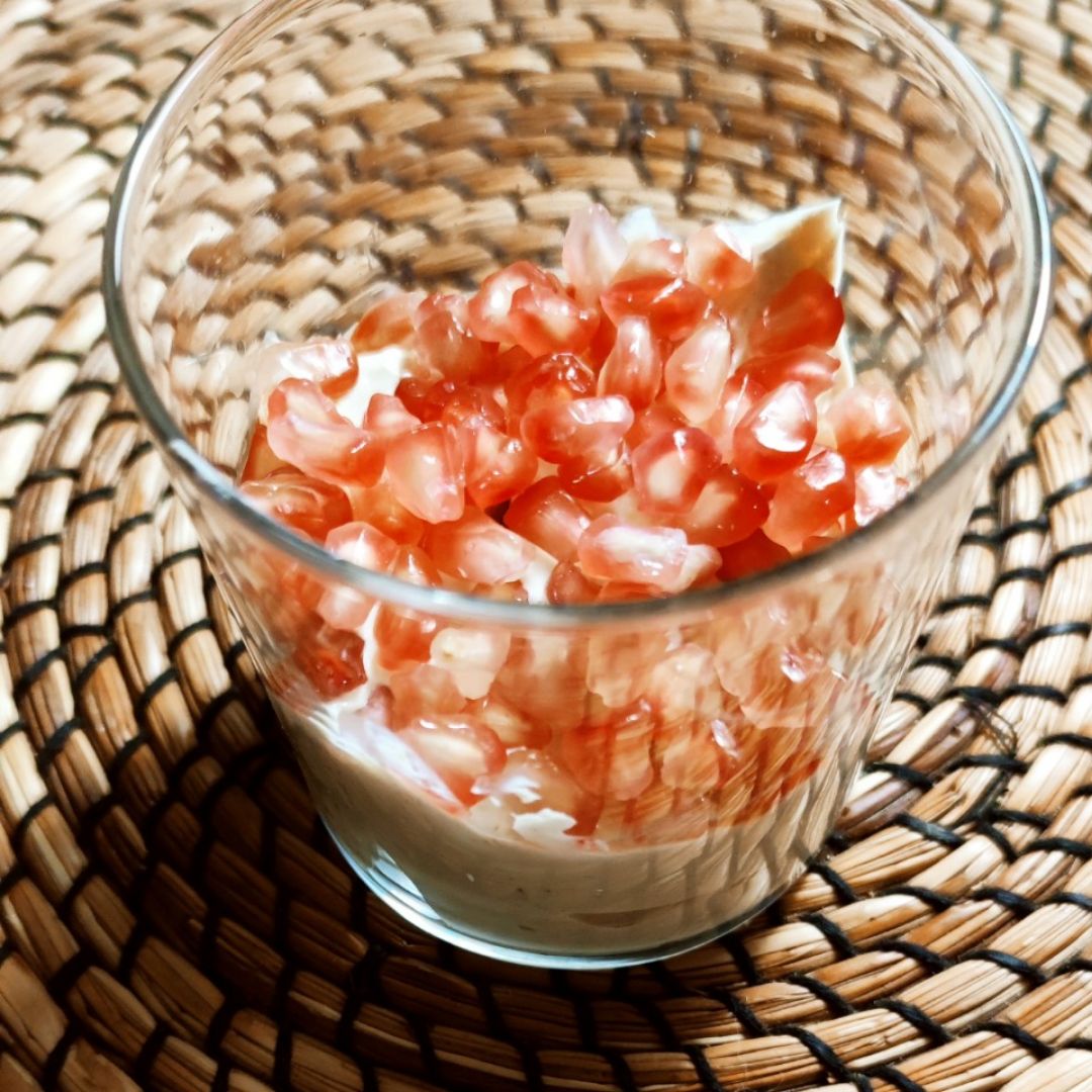 Yogur proteina con granada Yogur proteina con granada