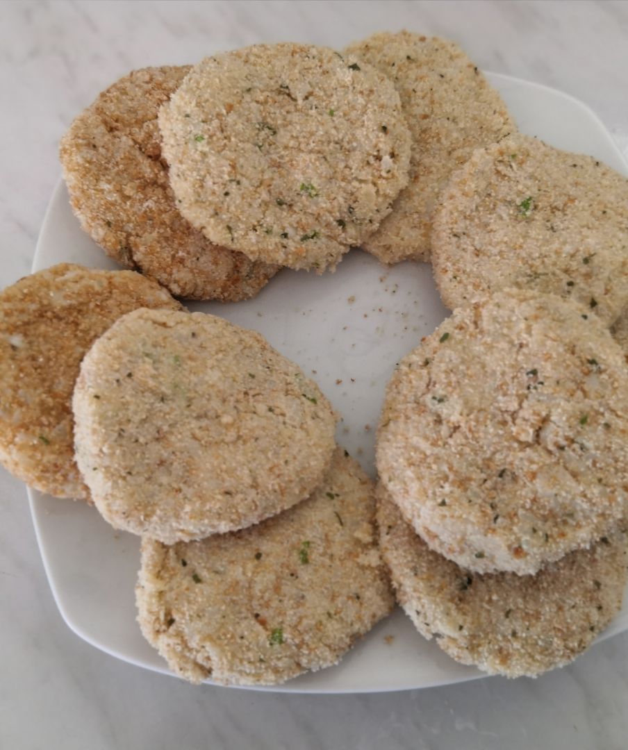 Hamburguesa de coliflor Paso 2 Hamburguesa de coliflor Paso 2