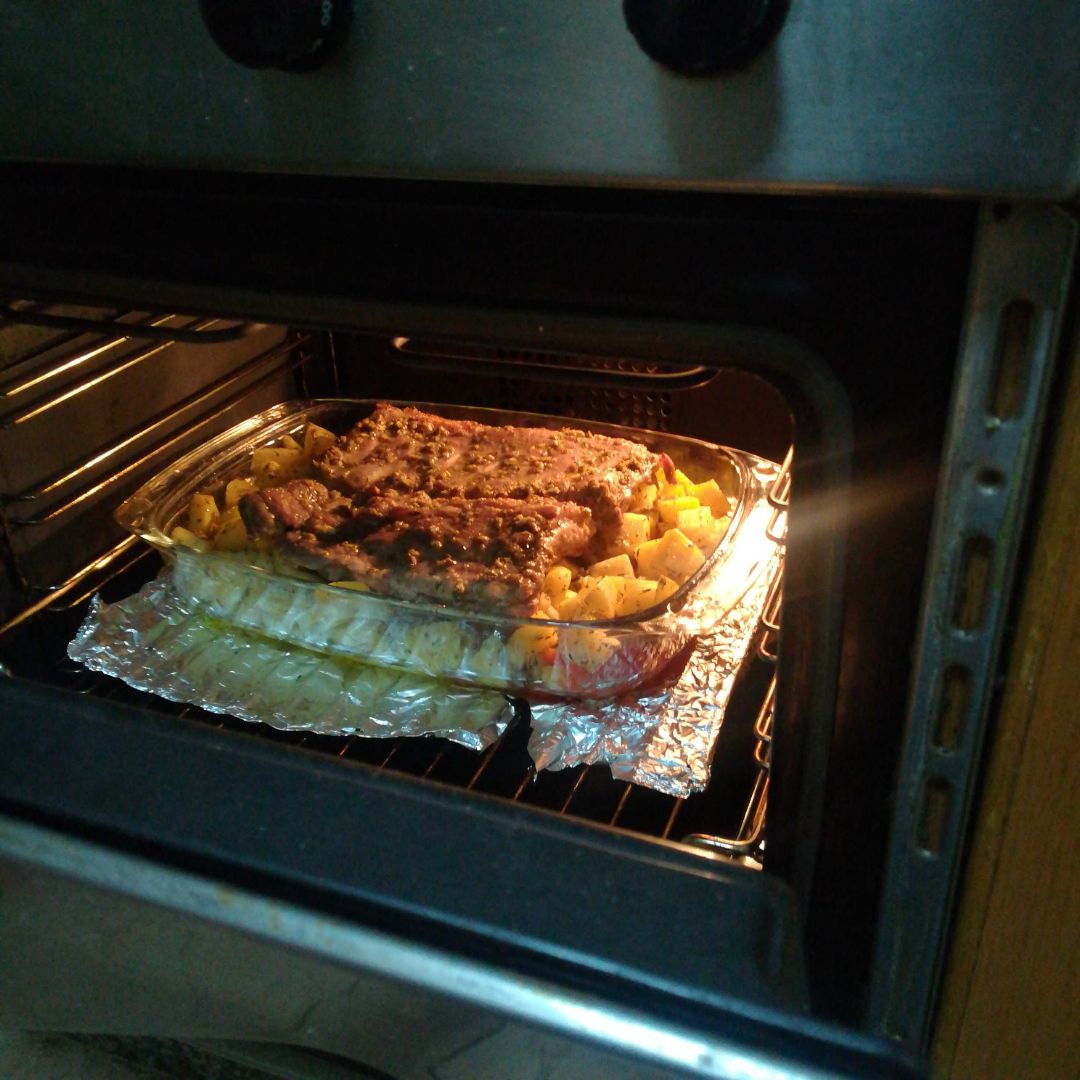 Costillas al horno con amor Costillas al horno con amor