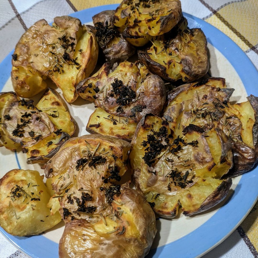 Patatas espachurradas/chafadas 🥔 Patatas espachurradas/chafadas 🥔