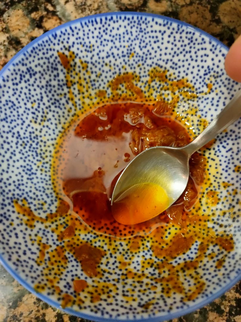 Zamburiñas con arroz en salsa vieira Paso 2
