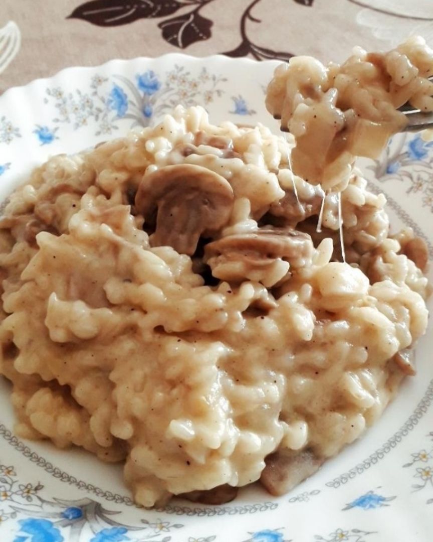 Risotto de champiñones Risotto de champiñones