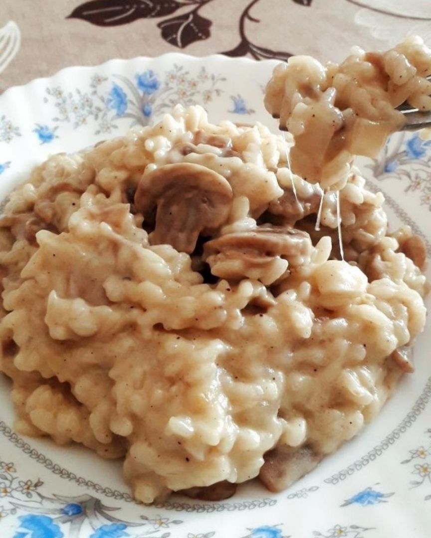 Risotto de champiñones 