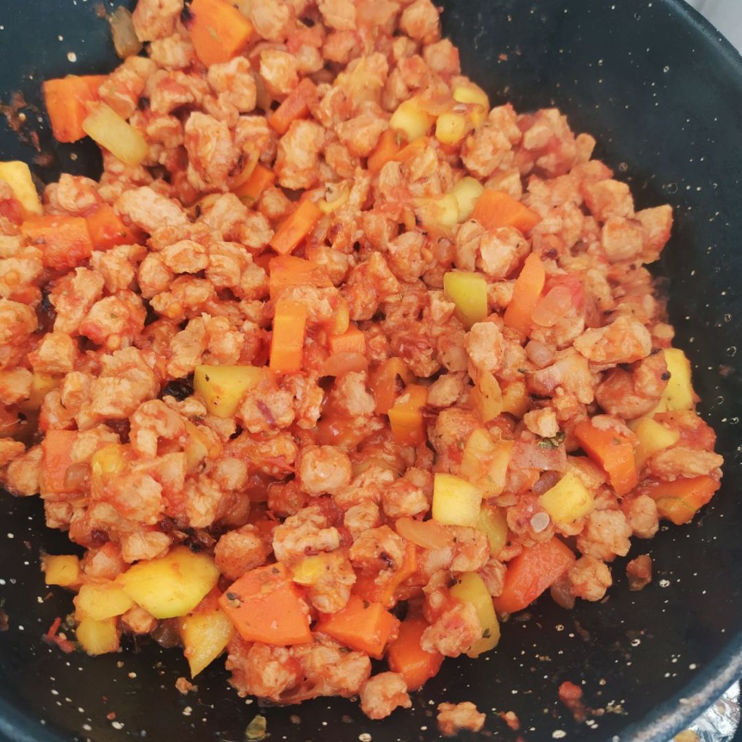 LASAÑA VEGETARIANA Paso 1 LASAÑA VEGETARIANA Paso 1