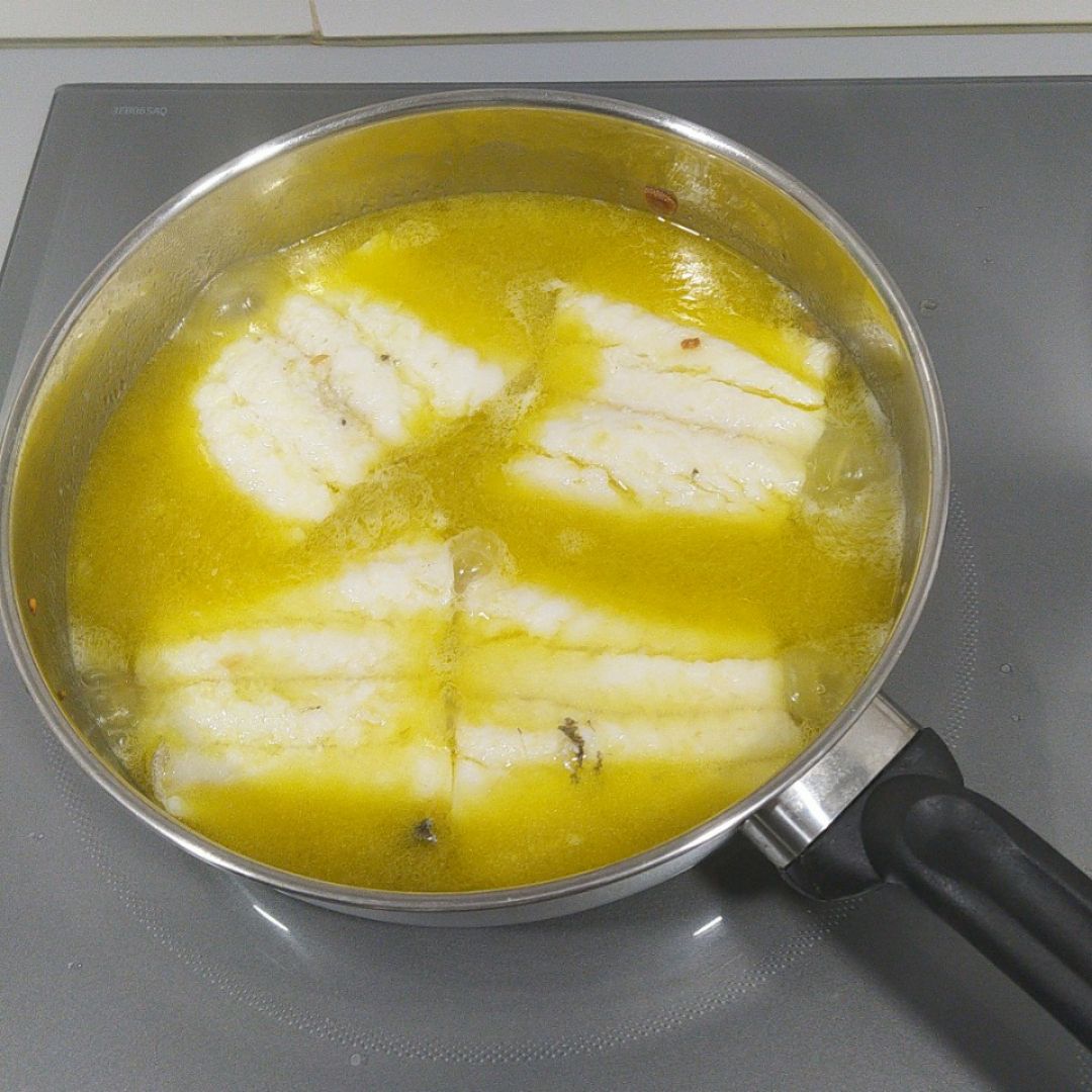 Bacalao al pil pil Paso 4 Bacalao al pil pil Paso 4