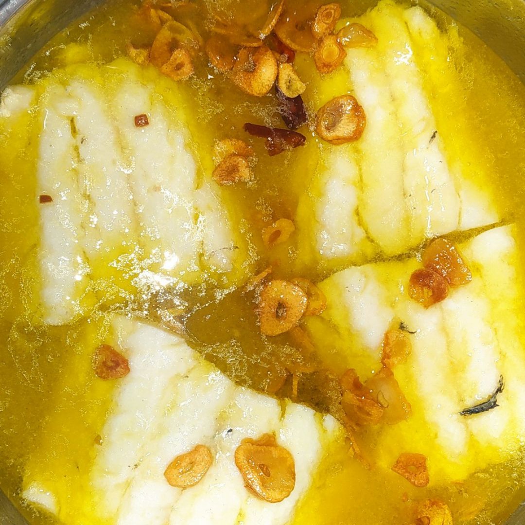 Bacalao al pil pil Paso 5 Bacalao al pil pil Paso 5