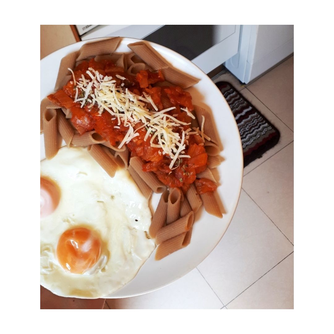 Falsa boloñesa de berenjena Falsa boloñesa de berenjena