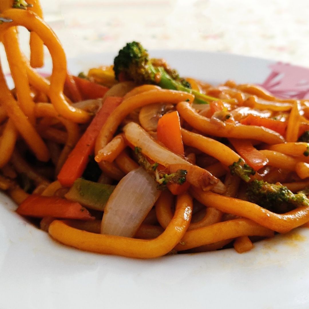 Udon con soja y verduras Paso 3 Udon con soja y verduras Paso 3