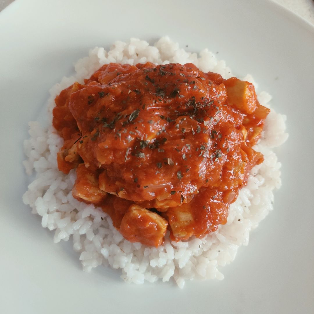 Arroz con pollo al curry Arroz con pollo al curry