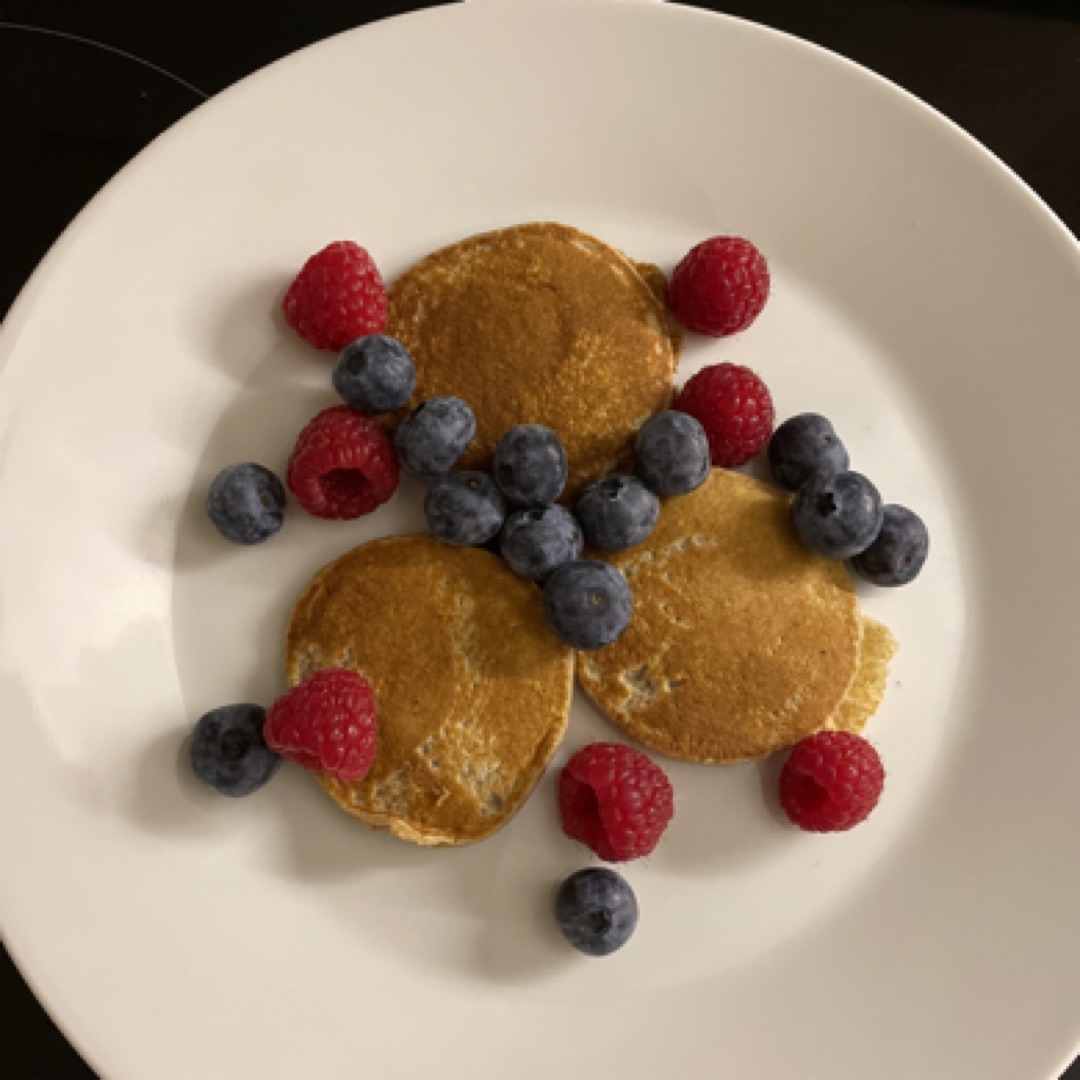 Tortitas de avena y plátano