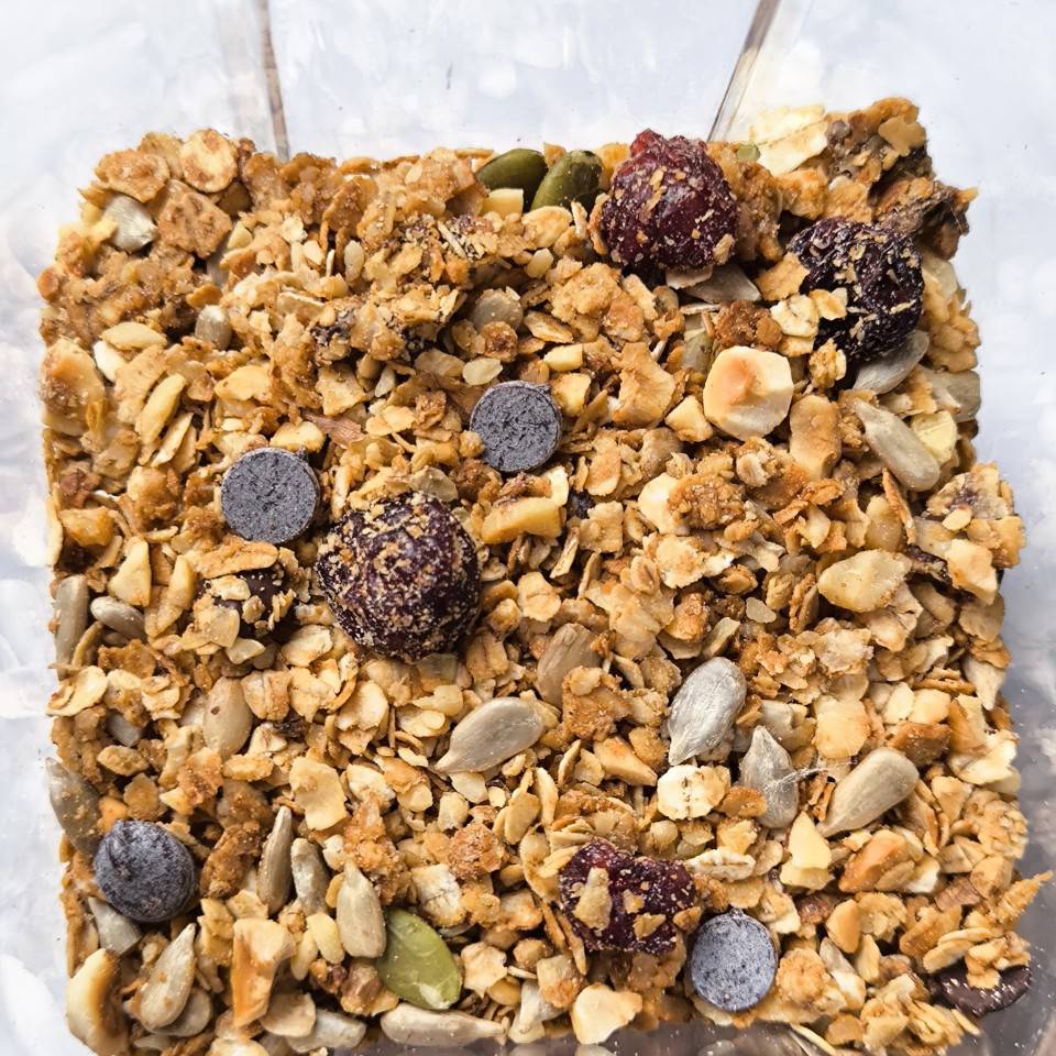 Granola casera con miel Granola casera con miel