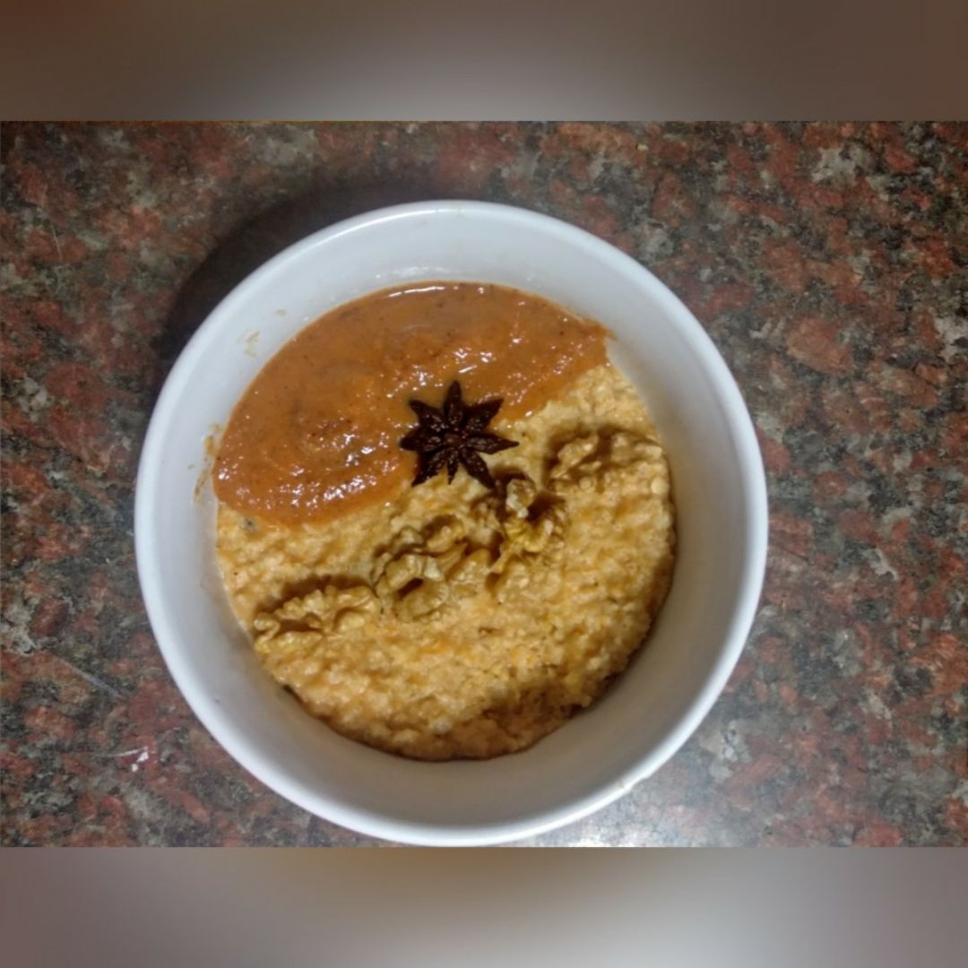 Porridge de calabaza y especias
