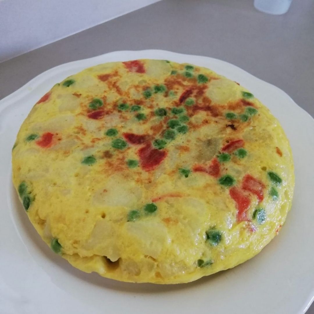Tortilla de verduras Tortilla de verduras