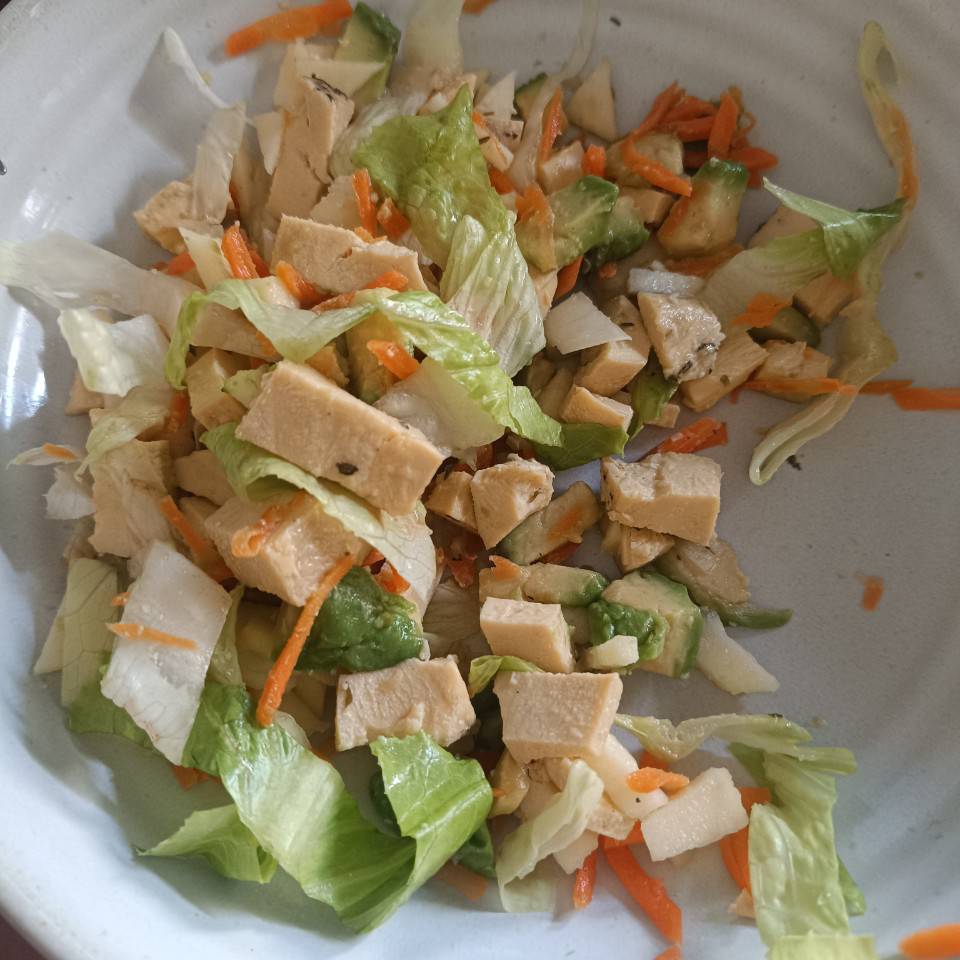 Ensalada de pollo y manzana Ensalada de pollo y manzana