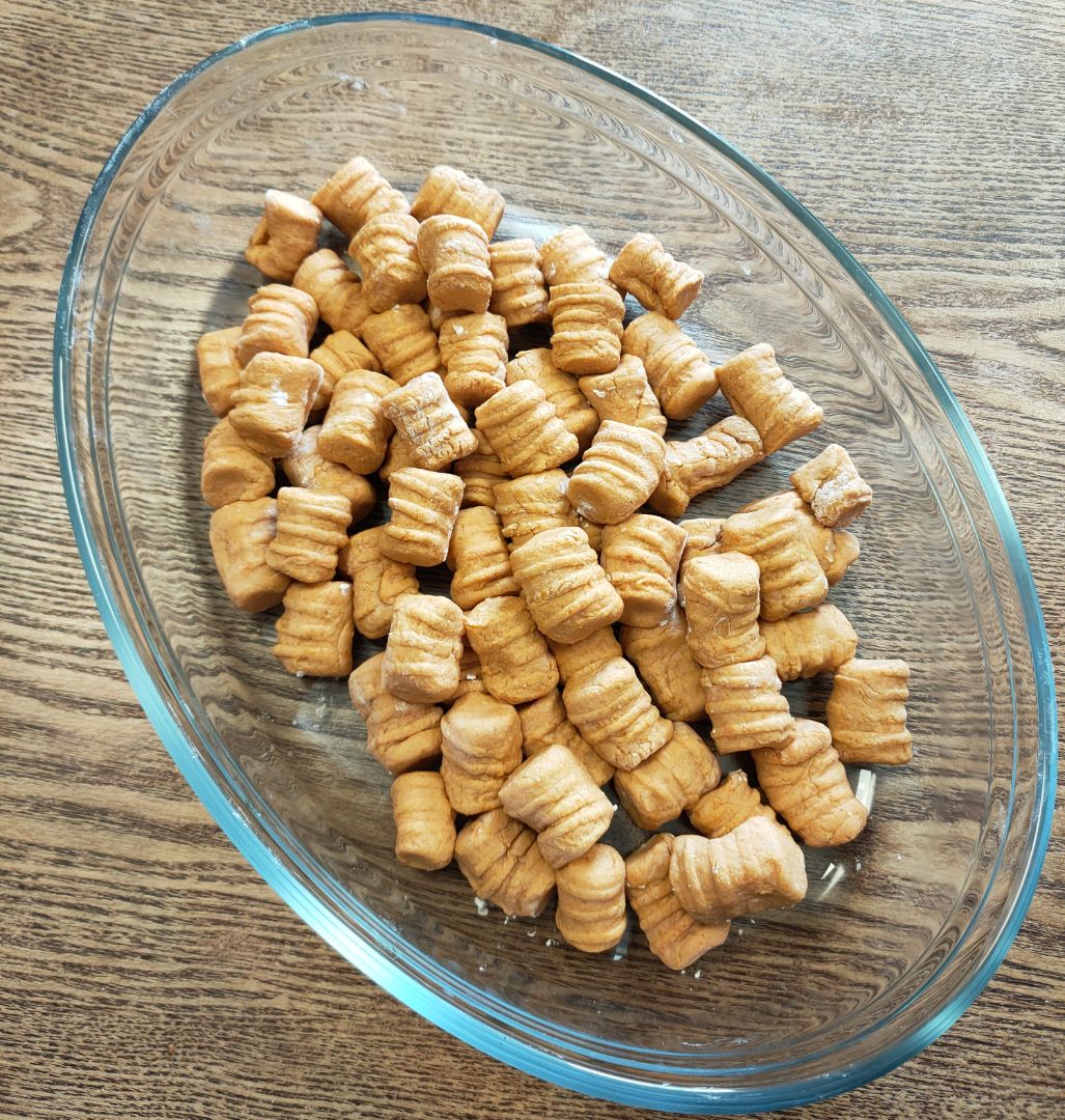 Ñoquis de calabaza y avena Ñoquis de calabaza y avena